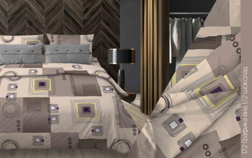 КПБ Бязь Гост Арт. 172-1 графика (пл. 140 г/м)