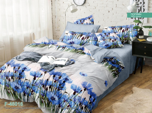 КПБ Поплин на резинке Арт. F-46016